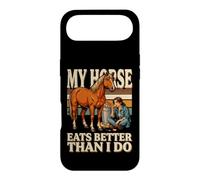 Mon Cheval Mange Mieux Que Moi. Humour équestre Coque pour iPhone Air