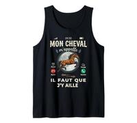 Mon Cheval m'appelle Motif Équitation Cavalier et Cavalière Débardeur