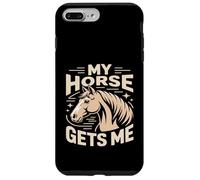 Mon Cheval me Donne Un Cavalier Amateur de Chevaux Coque pour iPhone 7 Plus/8 Plus