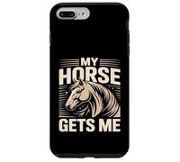 Mon Cheval me Donne Un Cavalier Amateur de Chevaux Coque pour iPhone 7 Plus/8 Plus