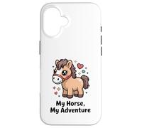 Mon Cheval My Adventure Cute Pony Journey pour Enfants Coque pour iPhone 16
