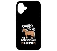Mon Cheval norvégien Fjord épais, Calme et Mignon Coque pour iPhone 16 Plus