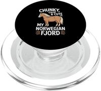 Mon Cheval norvégien Fjord épais, Calme et Mignon PopSockets PopGrip pour MagSafe