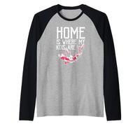 Mon chez-Moi, c’est avec Mes koïs Humour Manche Raglan