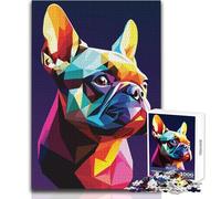 Mon Chien Bouledogue français Adolescent - Puzzle de 1000 pièces - Jeu éducatif de logique et attentionné pour Toutes Les Occasions - Dimensions 50x75cm