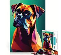 Mon Chien Boxer Puzzle de 1000 pièces pour Adultes Stimule la mémoire Moments de détente Design raffiné Cadeau de qualité (38x26cm)