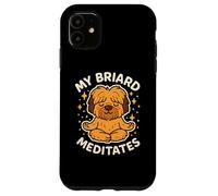 Mon Chien Briard médite Un Art Mignon et drôle Coque pour iPhone 11