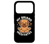 Mon Chien Briard médite Un Art Mignon et drôle Coque pour iPhone 17 Pro