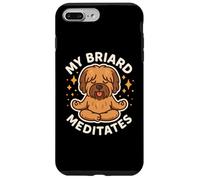 Mon Chien Briard médite Un Art Mignon et drôle Coque pour iPhone 7 Plus/8 Plus