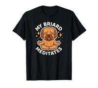 Mon Chien Briard médite Un Art Mignon et drôle T-Shirt