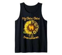 Mon Chien Chow Chow est Mon Rayon de Soleil Tournesol Patte Débardeur