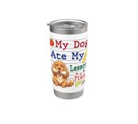Mon chien cocker a mangé mes plans de leçon papa maman professeur Gobelet isotherme en acier inoxydable double paroi