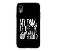 Mon Chien est Le PDG de la Maison - Funny Paw Boss Coque pour iPhone XR
