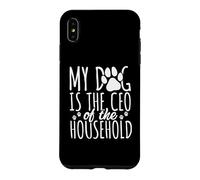 Mon Chien est Le PDG de la Maison - Funny Paw Boss Coque pour iPhone XS Max