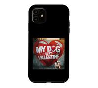 Mon Chien est ma Saint-Valentin English Bulldog Street Graffiti Coque pour iPhone 11
