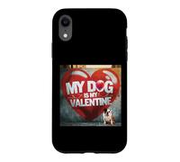 Mon Chien est ma Saint-Valentin English Bulldog Street Graffiti Coque pour iPhone XR