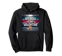 Mon Chien est ma Saint-Valentin Golden Doodle Street Graffiti Sweat à Capuche