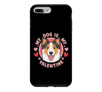Mon Chien est Mon Border Collie pour la Saint-Valentin. Passionné de Pattes Coque pour iPhone 7 Plus/8 Plus