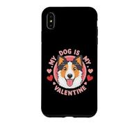 Mon Chien est Mon Border Collie pour la Saint-Valentin. Passionné de Pattes Coque pour iPhone XS Max