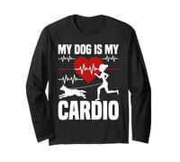 Mon Chien est Mon Cardio Canicross pour Femmes Manche Longue
