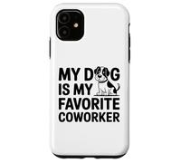 Mon Chien est Mon collègue préféré - Humour drôle de Bureau à Domicile Coque pour iPhone 11