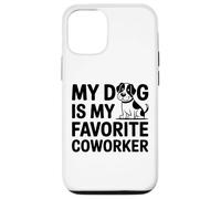 Mon Chien est Mon collègue préféré - Humour drôle de Bureau à Domicile Coque pour iPhone 12/12 Pro