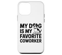 Mon Chien est Mon collègue préféré - Humour drôle de Bureau à Domicile Coque pour iPhone 12 Mini