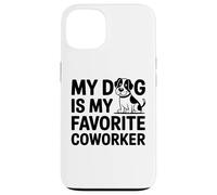 Mon Chien est Mon collègue préféré - Humour drôle de Bureau à Domicile Coque pour iPhone 13