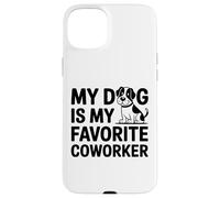 Mon Chien est Mon collègue préféré - Humour drôle de Bureau à Domicile Coque pour iPhone 15 Plus