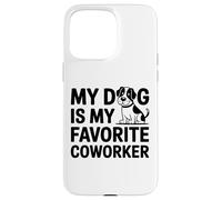 Mon Chien est Mon collègue préféré - Humour drôle de Bureau à Domicile Coque pour iPhone 15 Pro Max