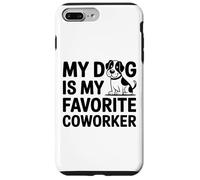 Mon Chien est Mon collègue préféré - Humour drôle de Bureau à Domicile Coque pour iPhone 7 Plus/8 Plus
