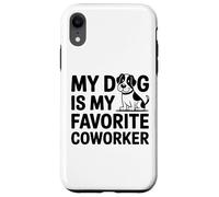 Mon Chien est Mon collègue préféré - Humour drôle de Bureau à Domicile Coque pour iPhone XR