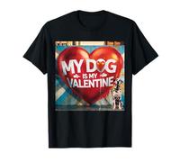 Mon Chien est Mon Graffiti de Rue Dalmatien pour la Saint-Valentin T-Shirt