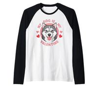 Mon Chien est Mon lévrier Irlandais pour la Saint-Valentin. Passionné de Pattes Manche Raglan