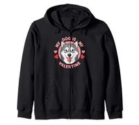 Mon Chien est Mon lévrier Irlandais pour la Saint-Valentin. Passionné de Pattes Sweat à Capuche