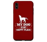 Mon Chien est Mon Lieu de Bonheur Coque pour iPhone XS Max