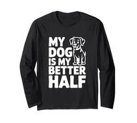 Mon Chien est Mon Meilleur Amoureux des Chiens à moitié drôle Manche Longue