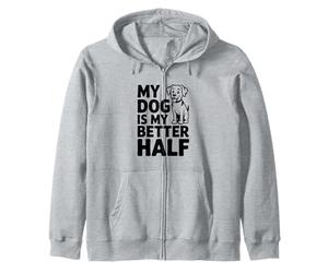 Mon Chien est Mon Meilleur Amoureux des Chiens à moitié drôle Sweat à Capuche
