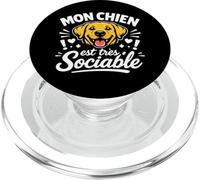 Mon Chien est très Sociable PopSockets PopGrip pour MagSafe
