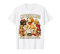 Mon Chien et Moi Sommes Chers et Difficiles à Dresser T-Shirt Graphique avec Valeur