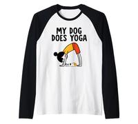 Mon Chien Fait du Yoga Manche Raglan