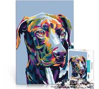 Mon Chien Mignon Puzzle Adulte 1000 pièces Entraînez Votre Cerveau et Vos Mains Décoration Murale, Cadeaux Uniques pour Anniversaire et Noël 38x26cm
