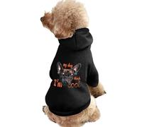 Mon chien pense que je suis cool, parent d'animal de compagnie, amoureux des chiens, sweat à capuche pour chien imprimé, sweat-shirt d'hiver amusant pour chien, chat, tenue à capuche pour chiot, costu