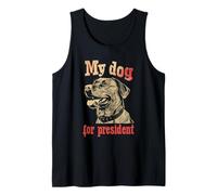 Mon Chien pour Les élections présidentielles - Funny Political Débardeur