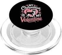 Mon Chihuahua est Mon Amour Mignon pour la Saint-Valentin PopSockets PopGrip pour MagSafe