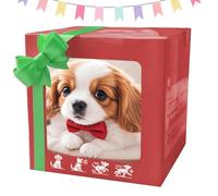 Mon Chiot Robot réaliste 2026, Chien Robot Intelligent, Jouet pour Chien Qui Marche et aboie, pour l'interaction Entre Adultes et Enfants F 16X12X10CM