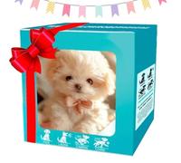 Mon Chiot Robot réaliste 2026, Chien Robot Intelligent, Jouet pour Chien Qui Marche et aboie, pour l'interaction Entre Adultes et Enfants D 16X12X10CM