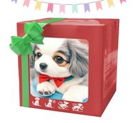 Mon Chiot Robot réaliste 2026, Chien Robot Intelligent, Jouet pour Chien Qui Marche et aboie, pour l'interaction Entre Adultes et Enfants G 16X12X10CM