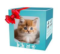 Mon Chiot Robot réaliste avec Fourrure Douce, Le Chien Robot agit comme Un véritable Chiot, pour Les Enfants et Les Adultes, Parfait pour Les fêtes, Amusement interactif et Anniversaire Yellow Cat