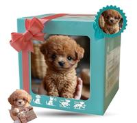 Mon Chiot Robot Réaliste, Chiot Robot Réaliste, Jouet Interactif De Chiot Robot avec Marche Réaliste, Chiens Robots Qui Marchent, Aboient, Remuent La Queue, Cadeau électronique pour Animaux App Brown